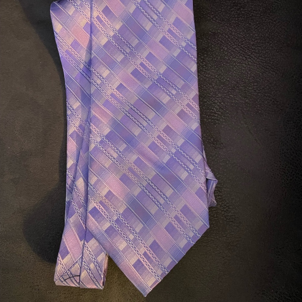John Hill Executive Collection New purple necktie tie